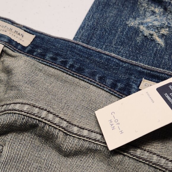 NEW $200 Men's C of H Man HOLDEN Slim Blue Selvedge Jeans size 38x33 - Picture 4 of 9